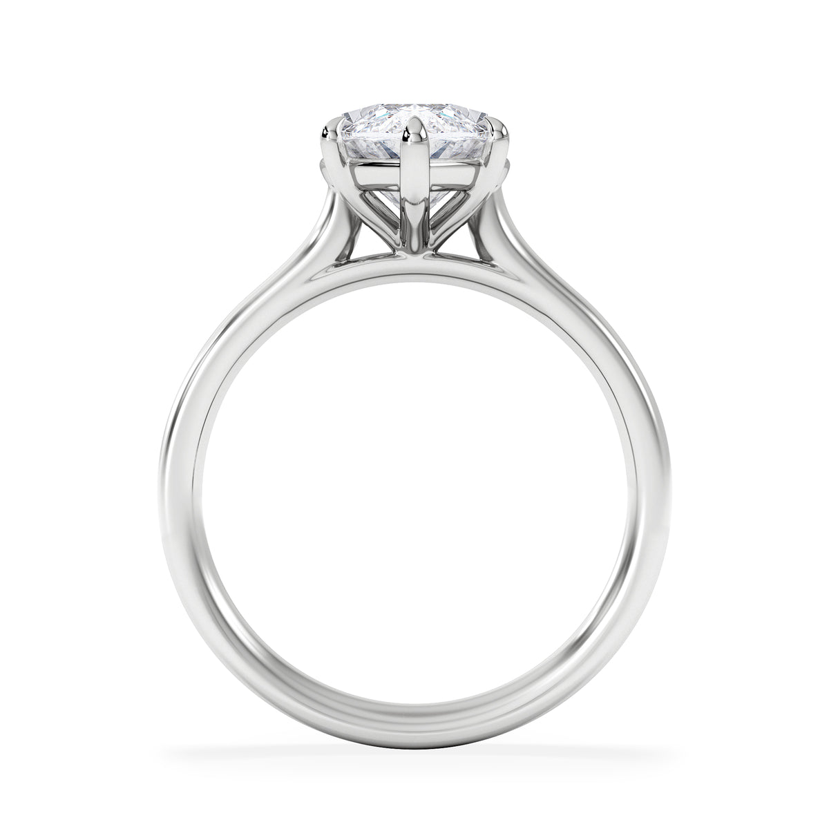 Amora Marquise 3.00ct Lab Diamond Engagement Ring G/VS Set in 18K White Gold