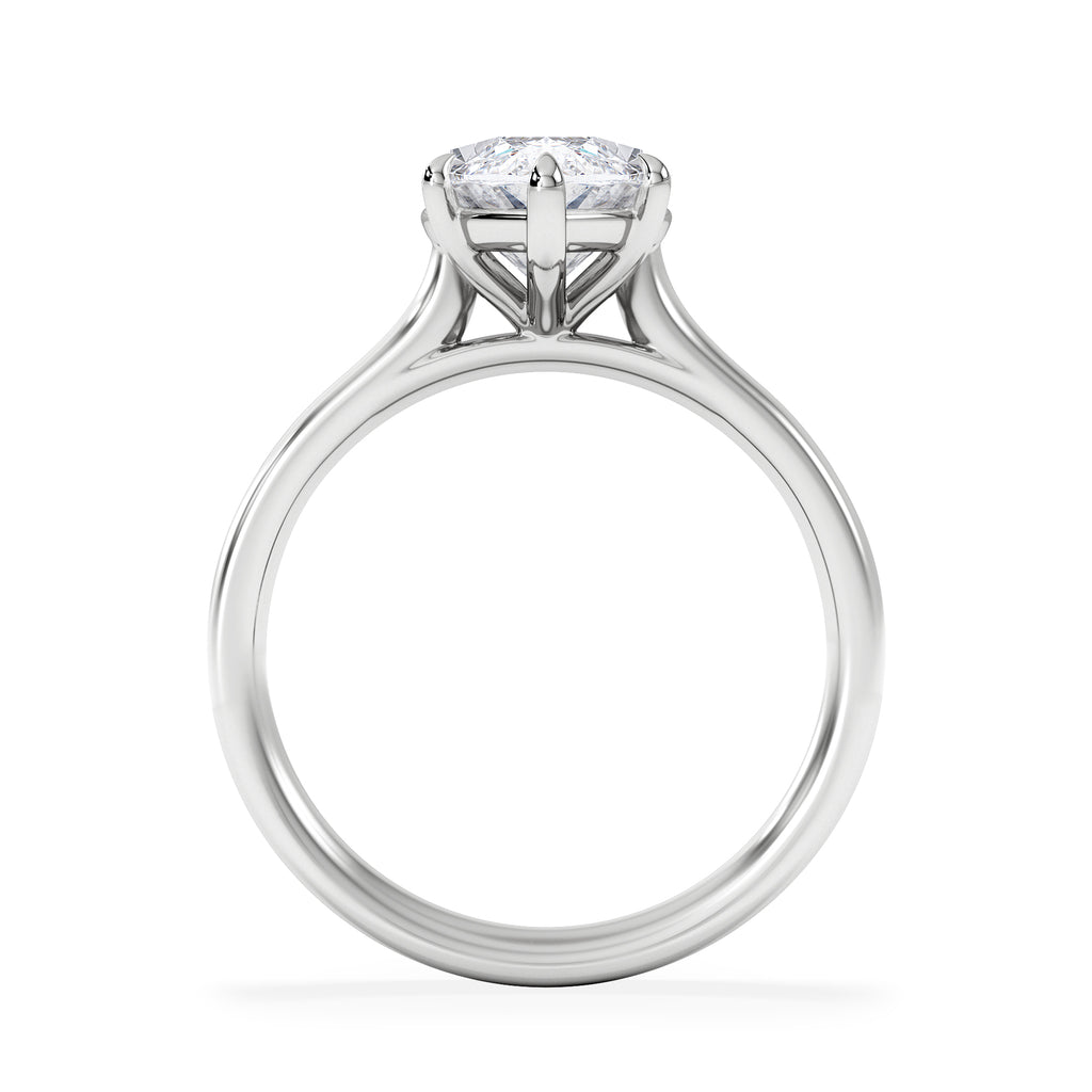 Amora Marquise 3.00ct Lab Diamond Engagement Ring G/VS Set in Platinum