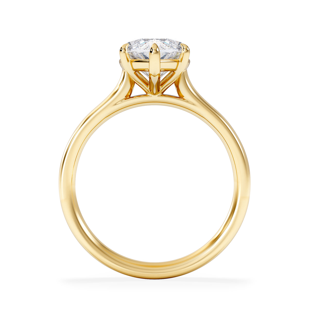 Amora Marquise 3.00ct Lab Diamond Engagement Ring G/VS Set in 18K Gold