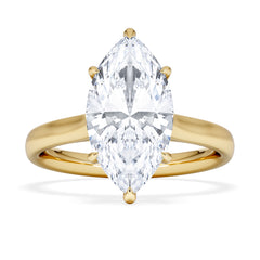 Amora Marquise 3.00ct Lab Diamond Engagement Ring G/VS Set in 18K Gold