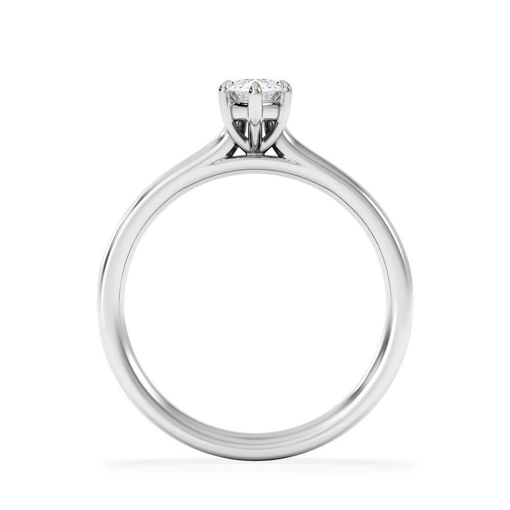 Amora Marquise 0.50ct Lab Diamond Engagement Ring F/VS Set in 18K White Gold