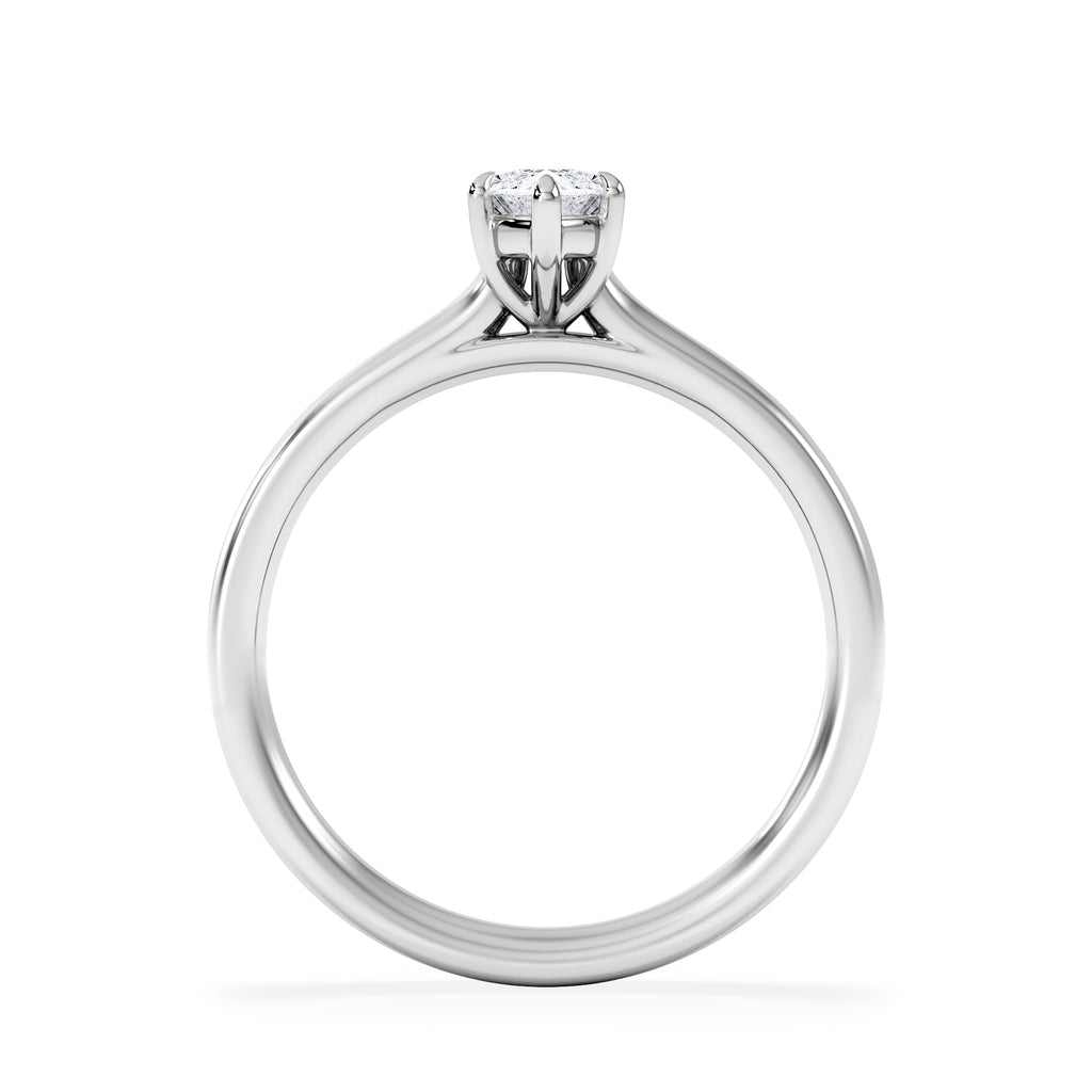 Amora Marquise 0.50ct Lab Diamond Engagement Ring F/VS Set in 18K White Gold