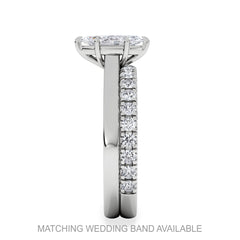 Amora Marquise 0.50ct Lab Diamond Engagement Ring F/VS Set in 18K White Gold
