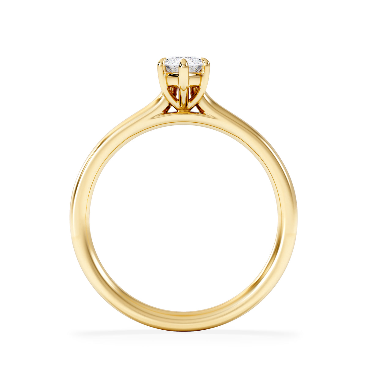 Amora Marquise 0.50ct Lab Diamond Engagement Ring F/VS Set in 18K Gold