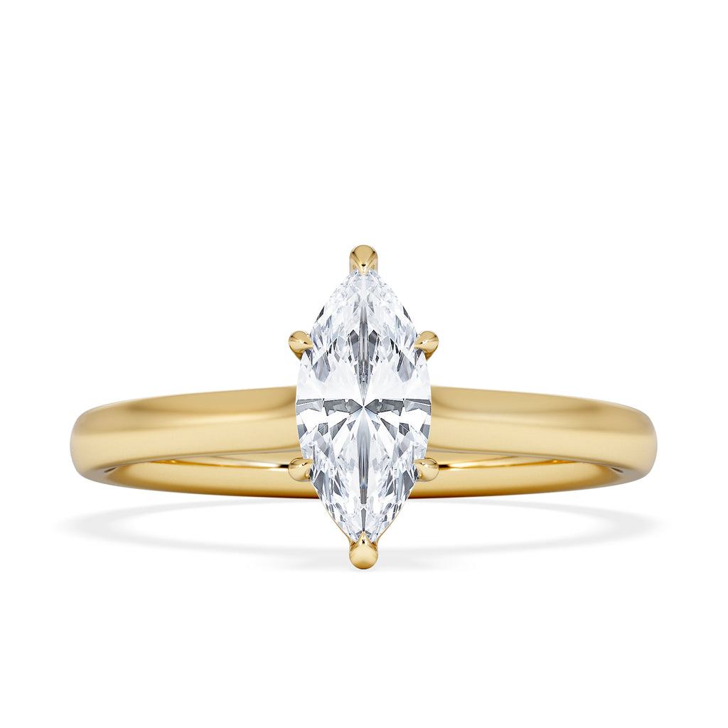 Amora Marquise 0.50ct Lab Diamond Engagement Ring F/VS Set in 18K Gold