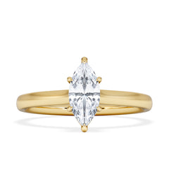 Amora Marquise 0.50ct Lab Diamond Engagement Ring F/VS Set in 18K Gold