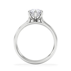 Amora Marquise 2.09ct Hidden Halo Lab Diamond Engagement Ring F/VS Set in 18K White Gold