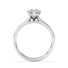 Amora Pear 1.00ct Lab Diamond Engagement Ring F/VS Set in Platinum