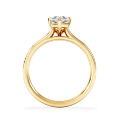 Amora Pear 1.00ct Lab Diamond Engagement Ring F/VS Set in 18K Gold