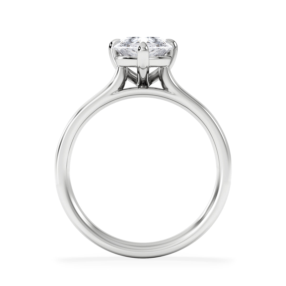 Amora Pear 2.00ct Lab Diamond Engagement Ring F/VS Set in Platinum