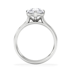 Amora Pear 3.00ct Lab Diamond Engagement Ring G/VS Set in 18K White Gold