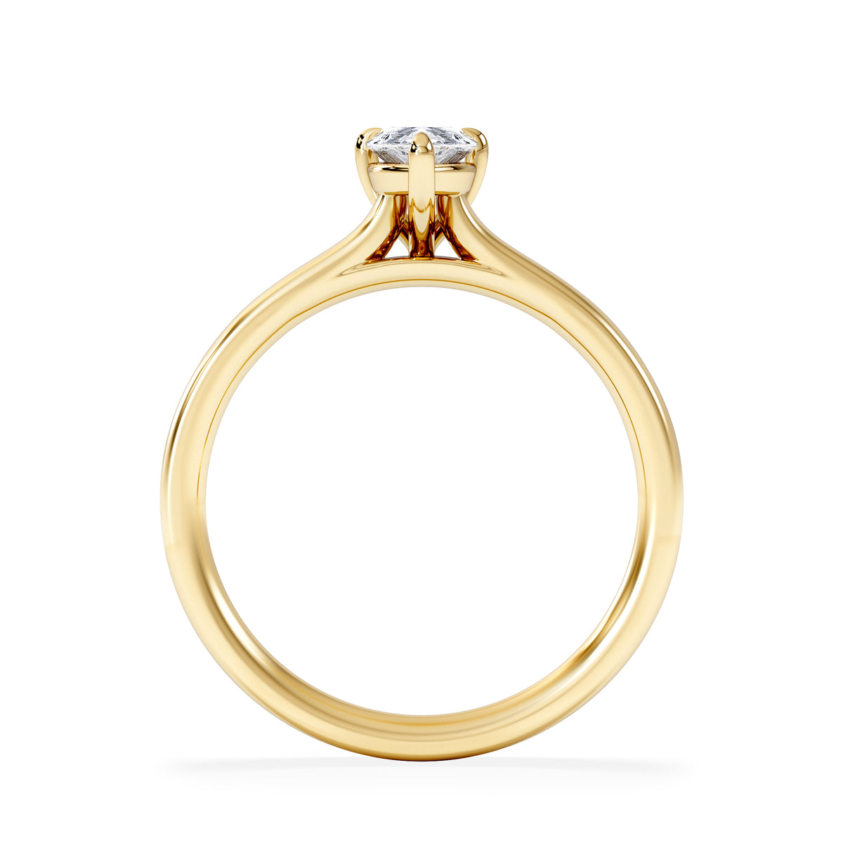 Amora Pear 0.50ct Lab Diamond Engagement Ring F/VS Set in 18K Gold