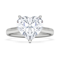 Amora Heart 3.00ct Lab Diamond Engagement Ring G/VS Set in 18K White Gold