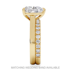 Amora Heart 3.00ct Lab Diamond Engagement Ring G/VS Set in 18K Gold