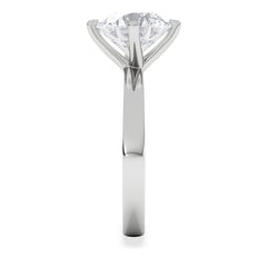 Origin Twist 3.00ct Round Cut Lab Diamond Solitaire Engagement Ring in Platinum