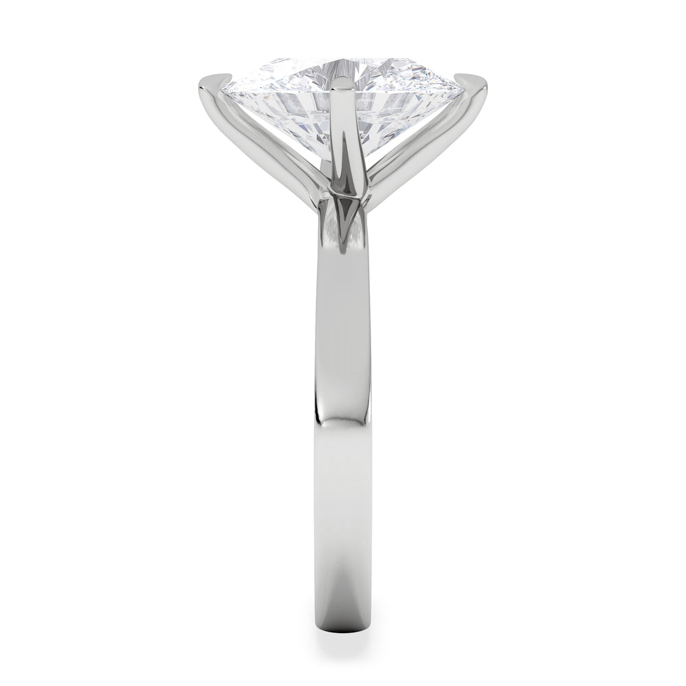 Origin Twist 3.00ct Oval Cut Lab Diamond Solitaire Engagement Ring in Platinum