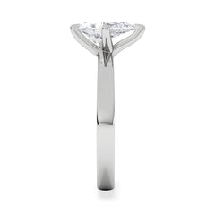 Origin Twist 1.00ct Pear Cut Lab Diamond Solitaire Engagement Ring in Platinum
