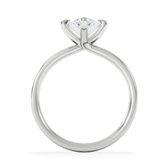 Origin Twist 2.00ct Pear Cut Lab Diamond Solitaire Engagement Ring in Platinum