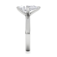 Origin Twist 2.00ct Pear Cut Lab Diamond Solitaire Engagement Ring in Platinum