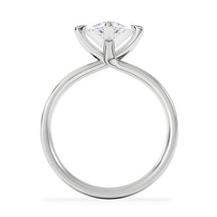 Origin Twist 3.00ct Pear Cut Lab Diamond Solitaire Engagement Ring in Platinum