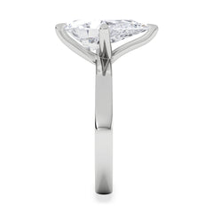 Origin Twist 3.00ct Pear Cut Lab Diamond Solitaire Engagement Ring in 18K White Gold