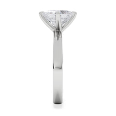 Origin Twist 2.00ct Asscher Cut Lab Diamond Solitaire Engagement Ring in Platinum