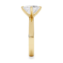 Origin Twist 2.00ct Asscher Cut Lab Diamond Solitaire Engagement Ring in 18K Yellow Gold