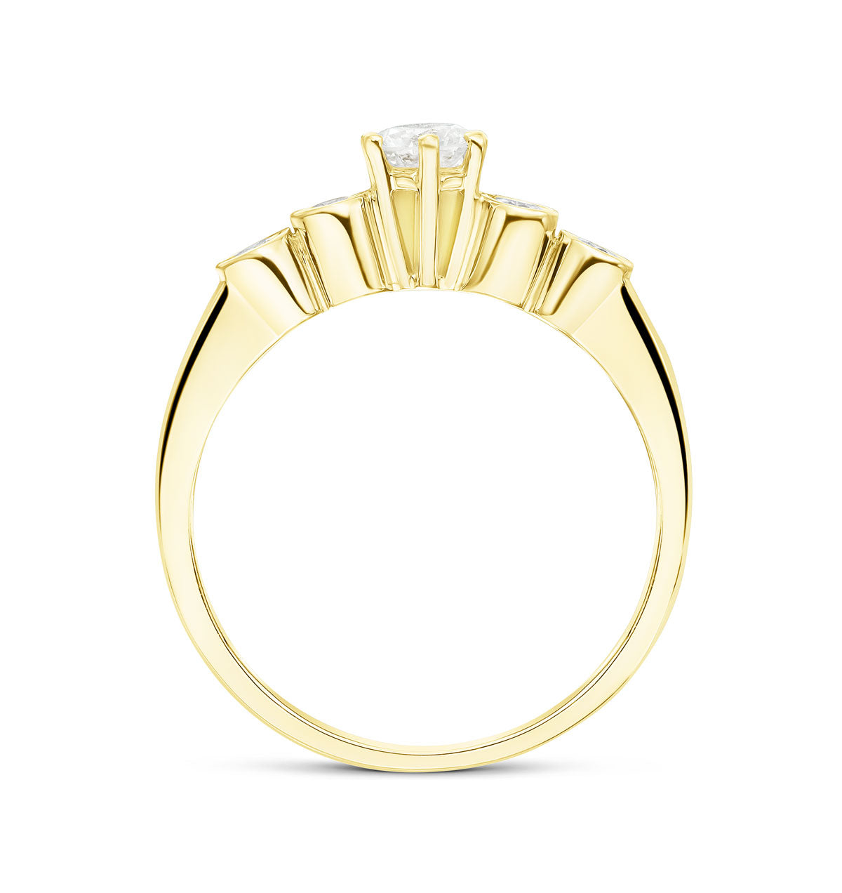 18K Gold Lab Diamond Ring Mount (0.40ct)