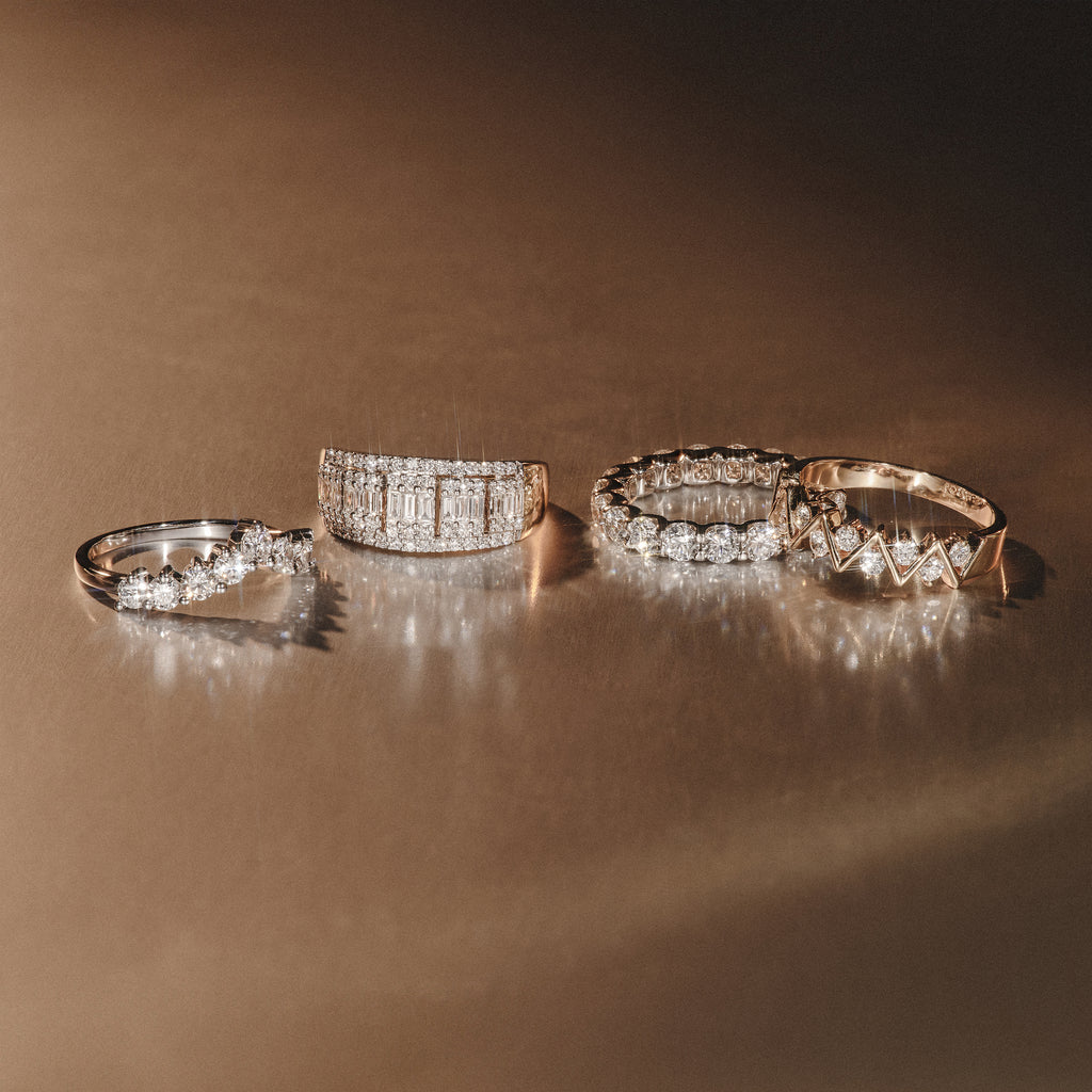 Chloe Lab Diamond Eternity Ring 18K White Gold Claw Set 3.00ct G/Vs