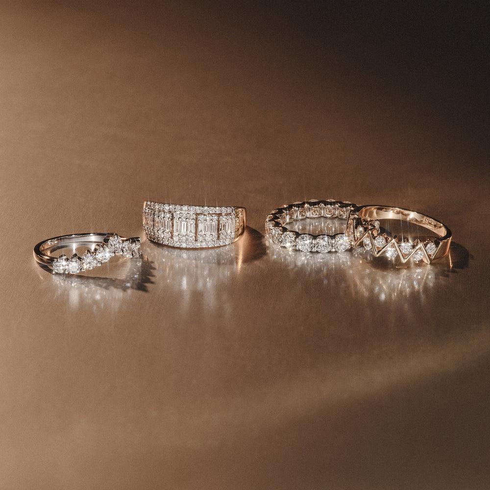 0.85ct Diamond Asteria Collection Baguette Eternity Ring in 18K Gold