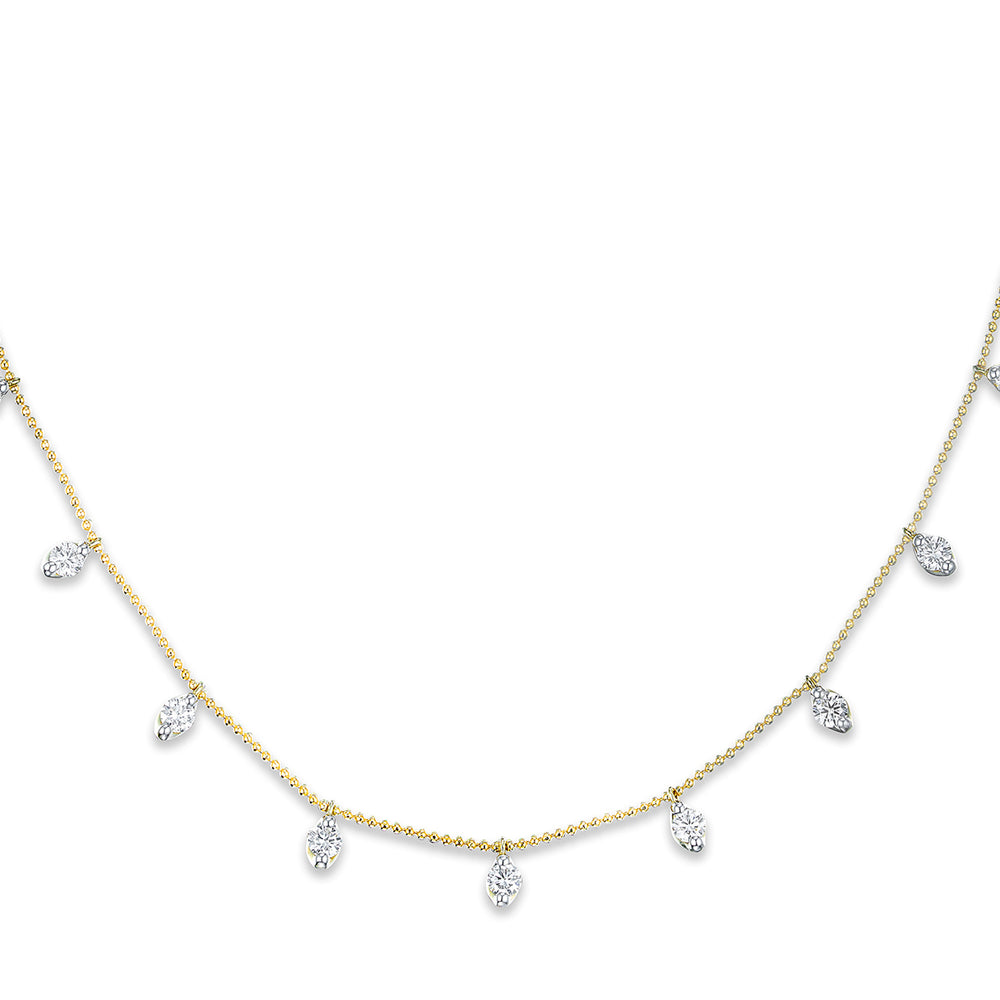 Vivara Lab Diamond Necklace 2.00ct H/SI in 9K Yellow Gold