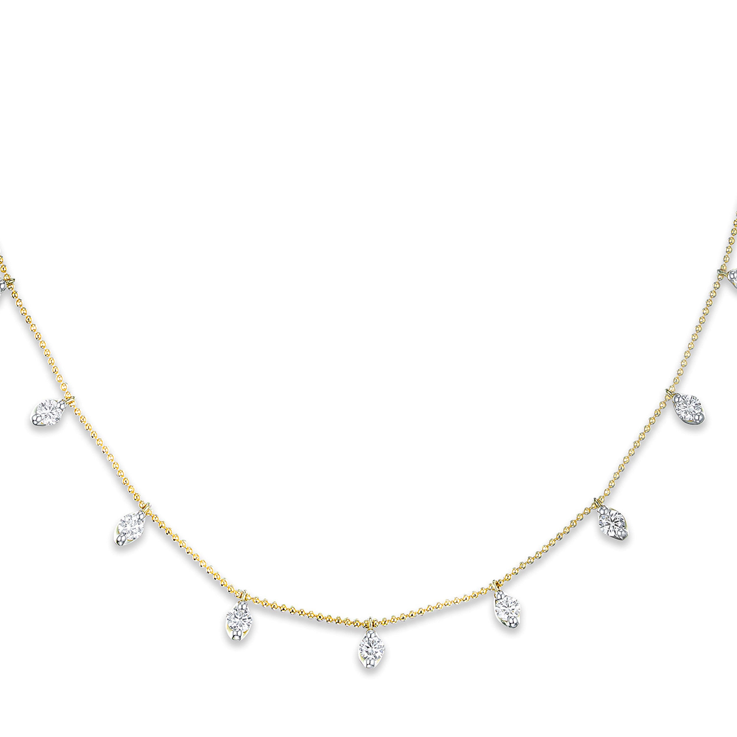 Vivara Lab Diamond Necklace 2.00ct H/SI in 9K Yellow Gold