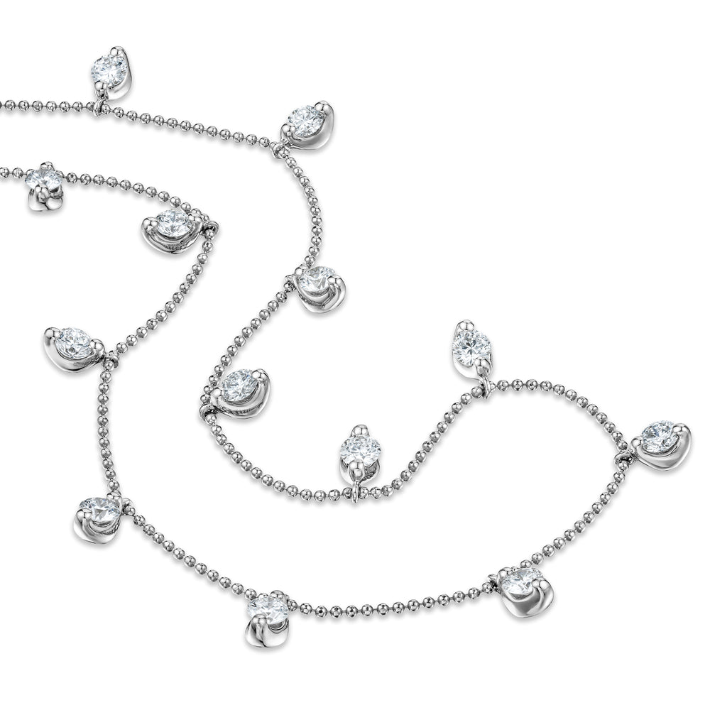Vivara Collection 1.00ct Diamond and 18K White Gold Necklace D3400