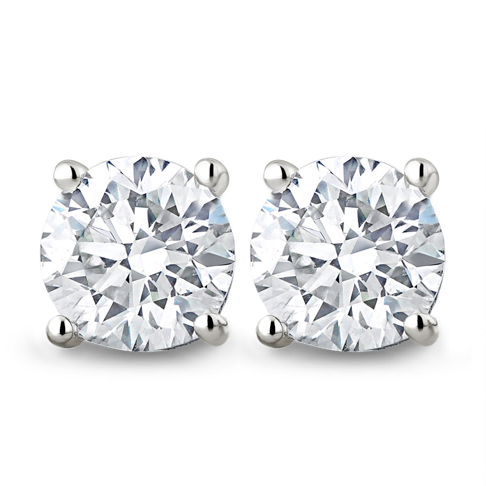 Lab Diamond Stud Earrings 3.00CT F/VS1 Quality Set in Platinum - 7.5mm