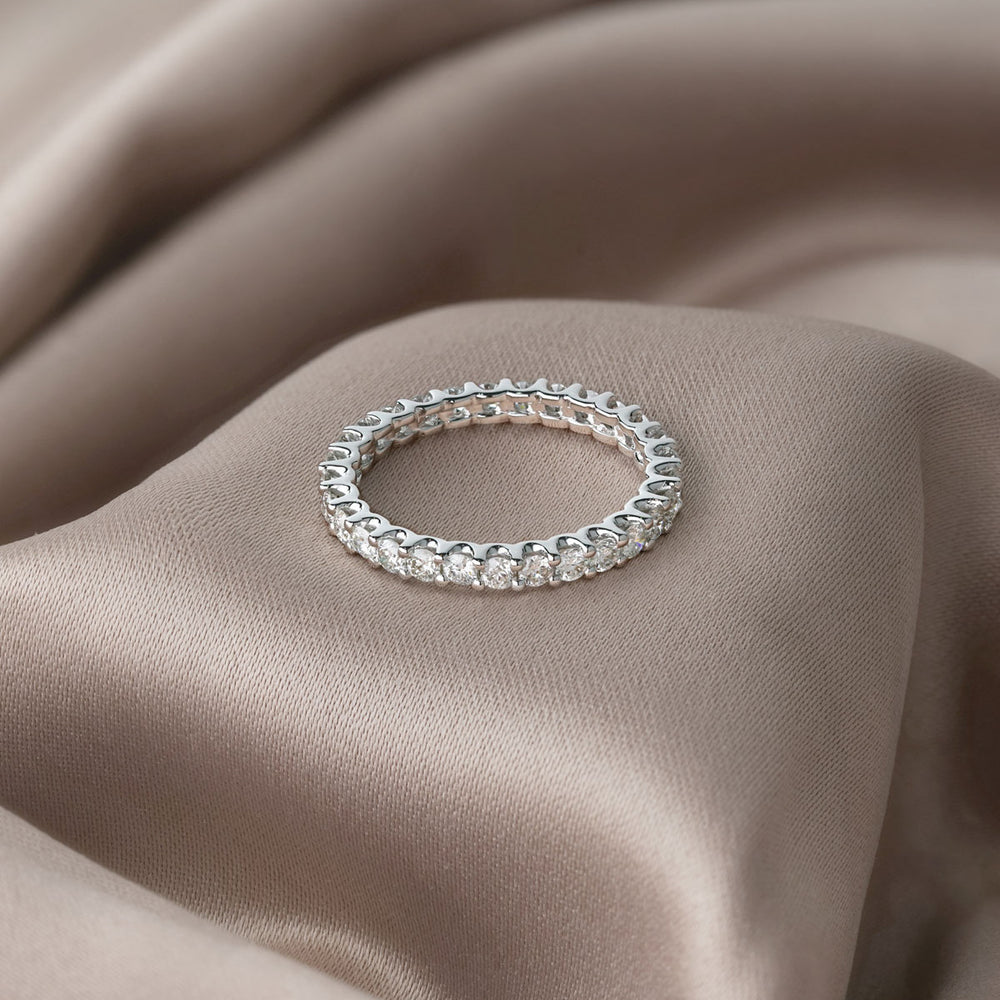 Eternity Ring Chloe Platinum Diamond 1.00ct H/Si