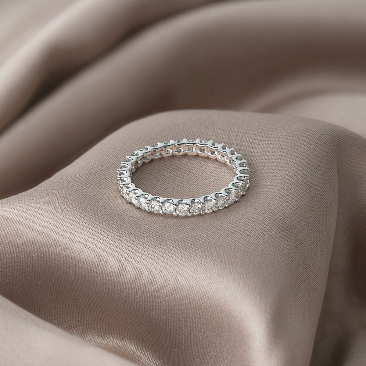 Eternity Ring Chloe Platinum Diamond 1.00ct G/Vs