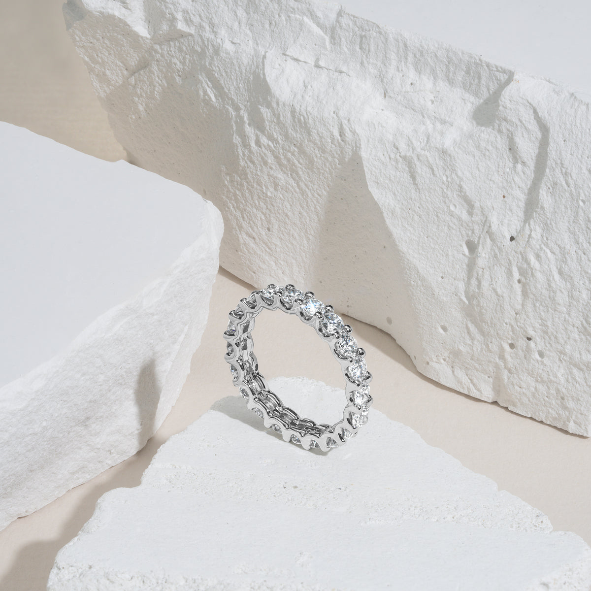 Eternity Ring Chloe Platinum Diamond 2.00ct G/Vs