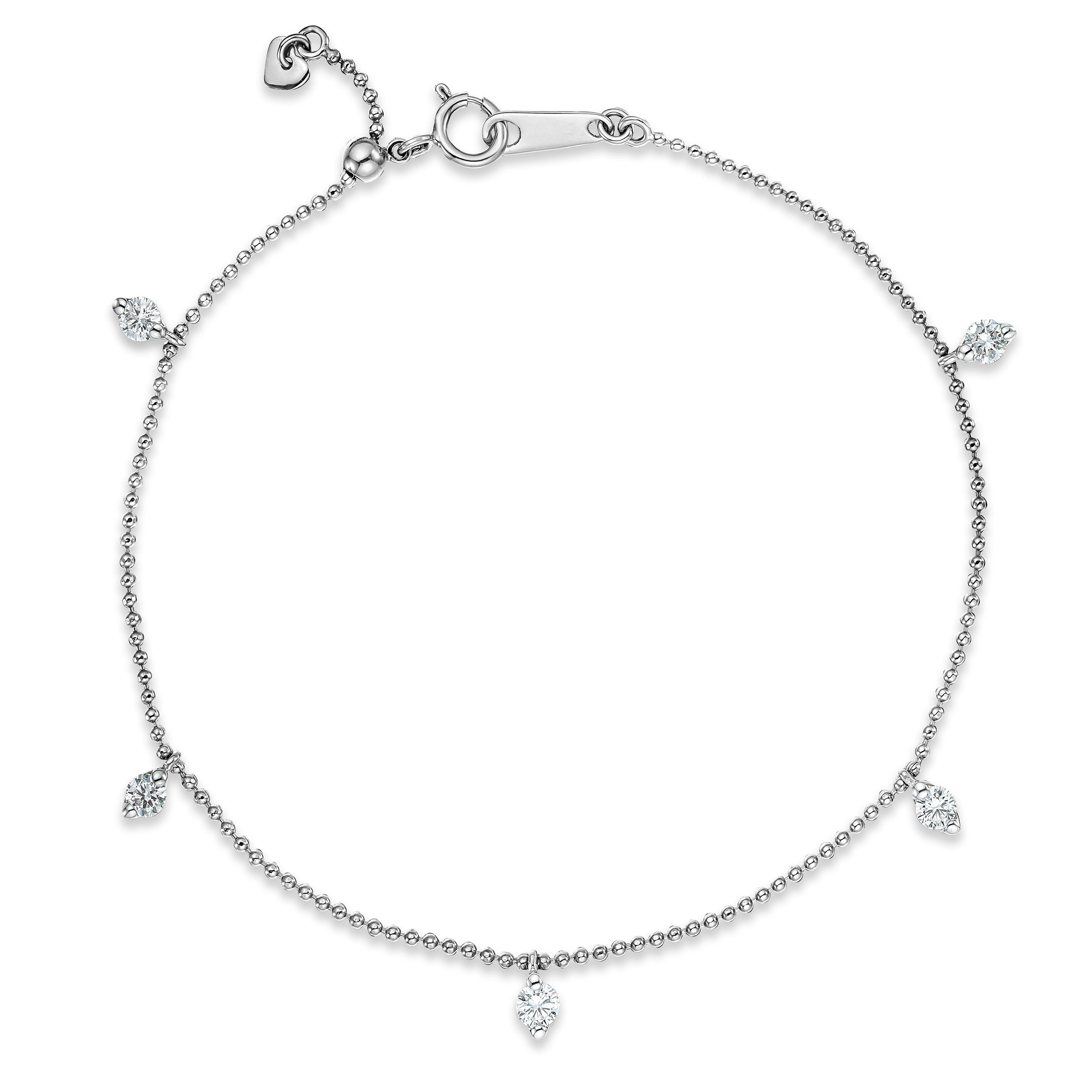 Vivara Lab Diamond Bracelet 0.50ct H/SI in 9K White Gold
