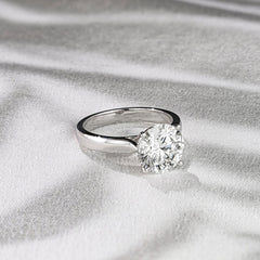 Elysia 3.00ct Lab Diamond Round Cut Engagement Ring in Platinum G/VS1