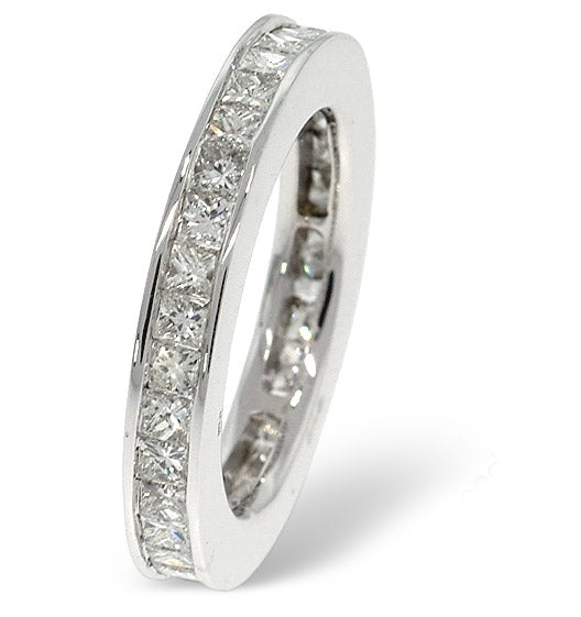 Exclusive 2.00CT H/Si Full Eternity Ring SIZE N