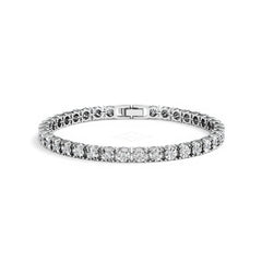Men's Lab Diamond 1.00ct Tennis Bracelet in 925 Silver