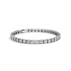 Men's Lab Diamond 1.00ct Tennis Bracelet in 925 Silver