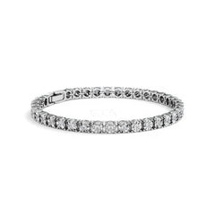 Men's Lab Diamond 1.00ct Tennis Bracelet in 925 Silver