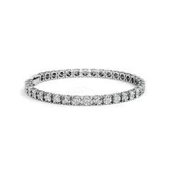Men's Lab Diamond 1.00ct Tennis Bracelet in 925 Silver