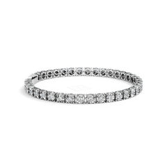 Men's Lab Diamond 1.00ct Tennis Bracelet in 925 Silver