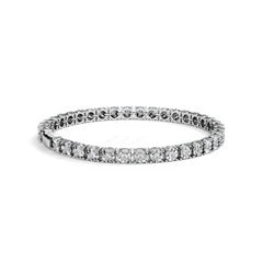 Men's Lab Diamond 1.00ct Tennis Bracelet in 925 Silver