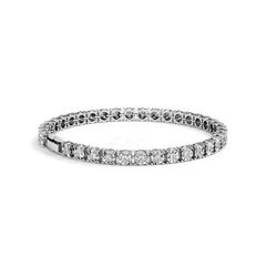 Men's Lab Diamond 1.00ct Tennis Bracelet in 925 Silver