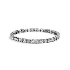 Men's Lab Diamond 1.00ct Tennis Bracelet in 925 Silver