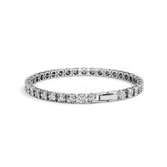 Men's Lab Diamond 1.00ct Tennis Bracelet in 925 Silver