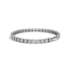 Men's Lab Diamond 1.00ct Tennis Bracelet in 925 Silver